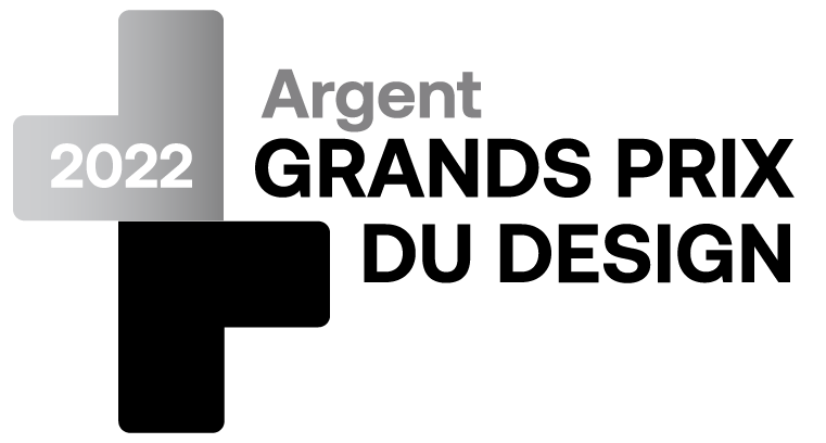 Certification Argent aux Grands Prix du Design 2022 (15e)