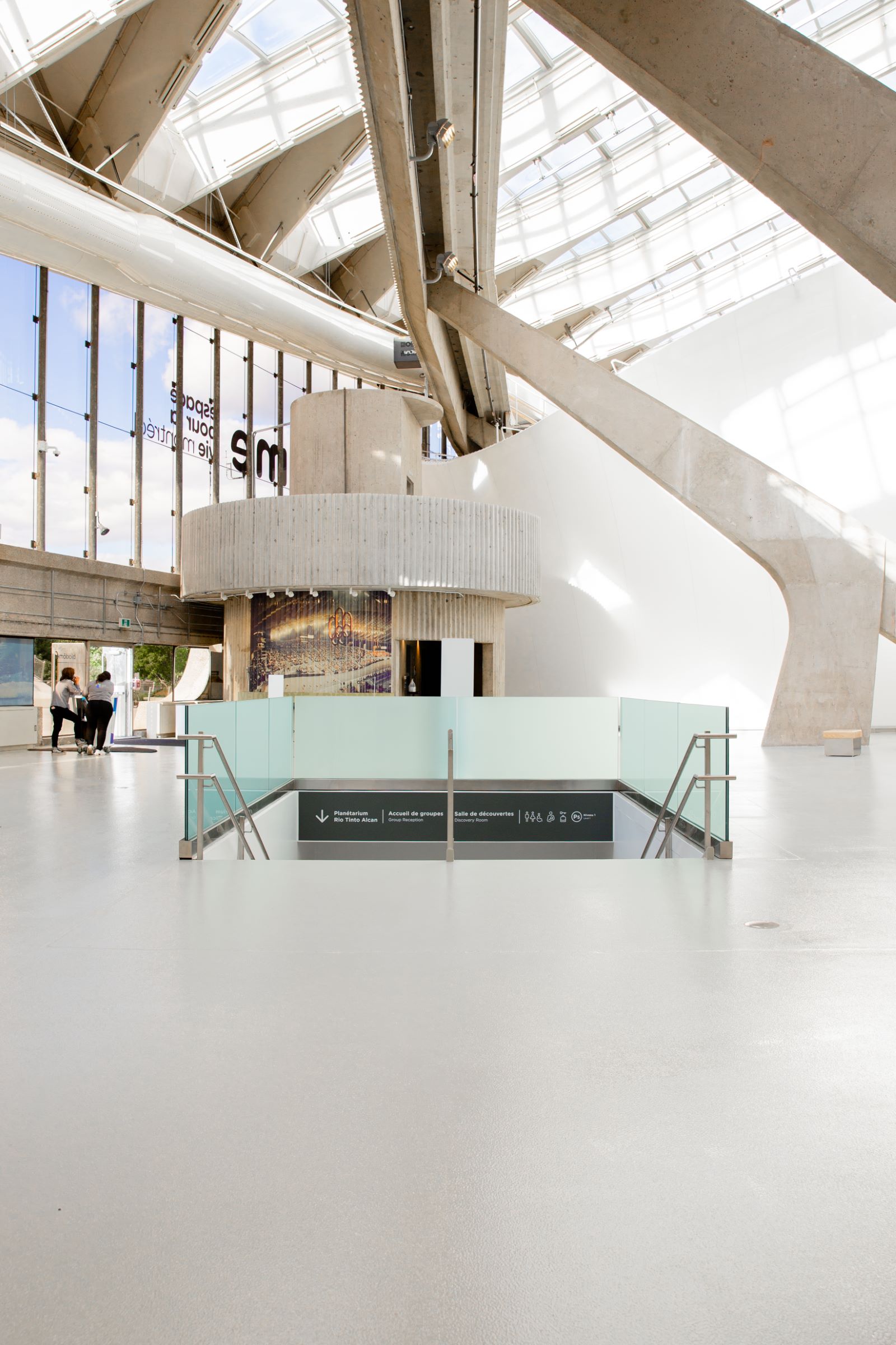 l'escalier du hall principal